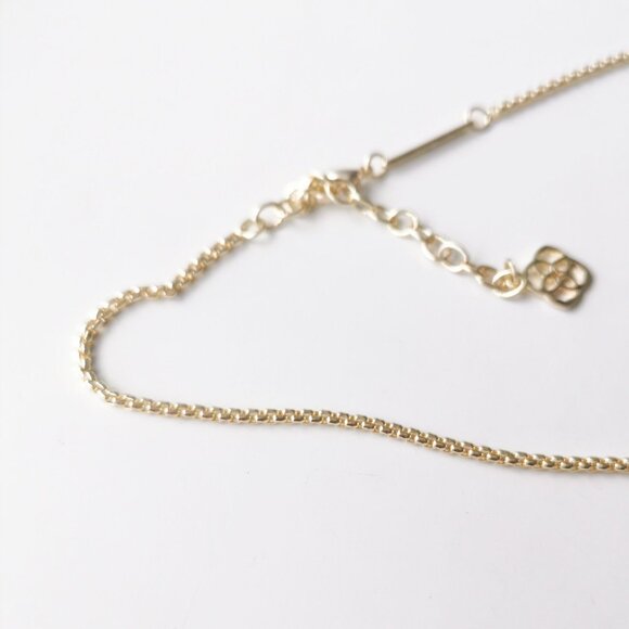 Kendra Scott Gold Pendant Necklace Presleigh Love Knot Jewelry - Picture 5 of 5